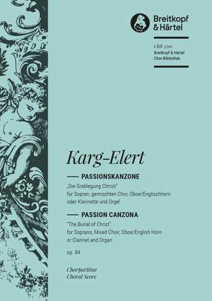 Karg-Elert, S: Passionskanzone op. 84