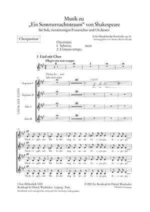 Mendelssohn: Sommernachtstraum op. 61