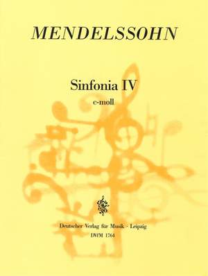 Mendelssohn: Sinfonia IV c-moll