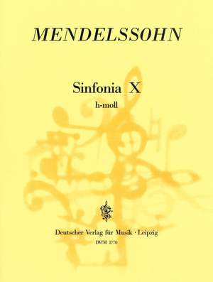 Mendelssohn: Sinfonia X h-moll