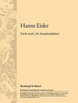 Eisler: Dank euch