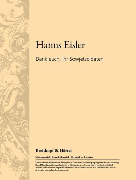 Eisler: Dank euch