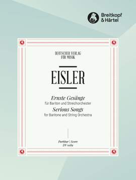 Eisler: Ernste Gesänge