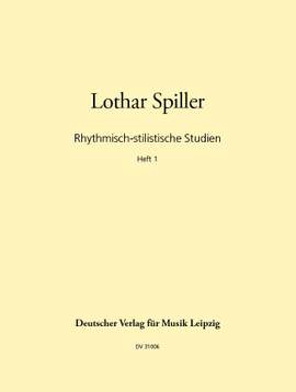 Spiller: Rhythmische stilist. Studien 1