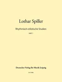 Spiller: Rhythmische stilist. Studien 1