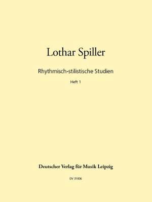 Spiller: Rhythmische stilist. Studien 1