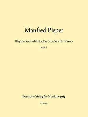 Pieper: Rhythmische stilist. Studien