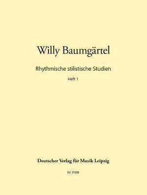 Baumgärtel: Rhythmische stilist. Studien 1