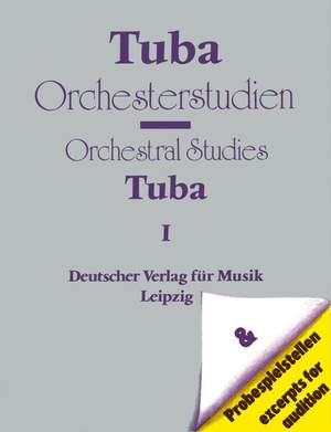 Orchesterstudien für Tuba Bd.1