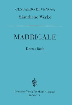 Gesualdo: GA III: Madrigale, 3. Buch