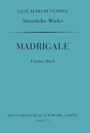 Gesualdo: GA V: Madrigale, 5. Buch
