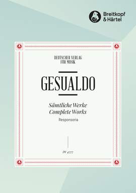 Gesualdo: GA VII: Responsorien etc.