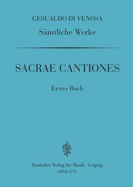 Gesualdo: GA VIII: Sacrae Cantiones I