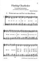 Schlenker, M: Fünfzig Chorlieder Product Image