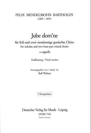 Mendelssohn: Jube dom'ne