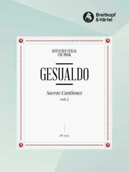Gesualdo, D: Sacrae Cantiones 2