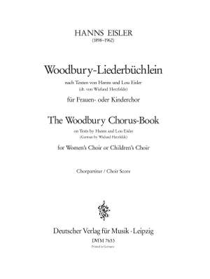 Eisler, H: Woodburry-Liederbüchlein