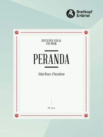 Peranda, M: Markuspassion