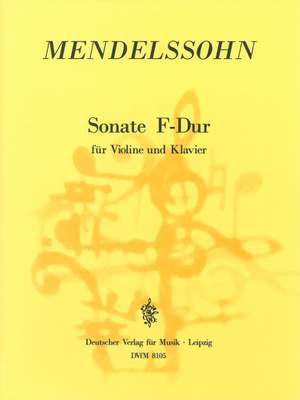 Mendelssohn: Sonate F-dur