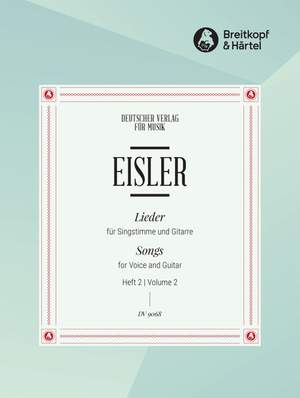Eisler: Ausgewählte Lieder 2