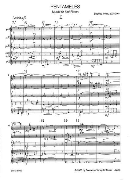 Thiele: Pentameles