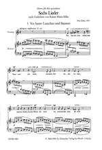 Eben: Sechs Lieder Product Image