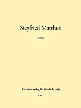Matthus: Lieder