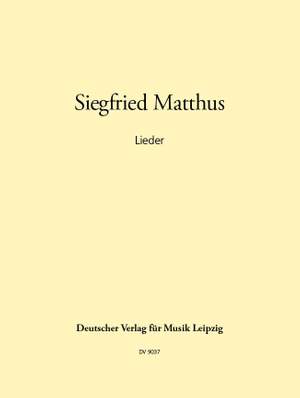 Matthus: Lieder