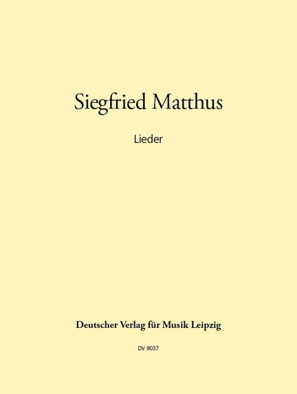Matthus: Lieder
