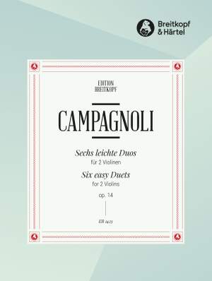 Campagnoli: Sechs leichte Duos op. 14