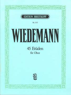Wiedemann: 45 Etüden für Oboe