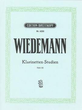 Wiedemann: Klarinetten-Studien, Band III