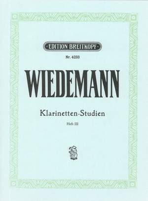 Wiedemann: Klarinetten-Studien, Band III