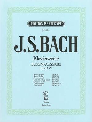 Bach, JS: 3 Sonaten und andere Werke