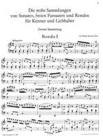 Bach, CPE: Die 6 Sammlungen, Heft 2 Wq 56 Product Image