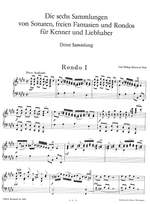 Bach, CPE: Die 6 Sammlungen, Heft 3 Wq 57 Product Image