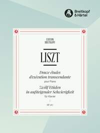 Franz Liszt: Douze Études d'exécution transcendante