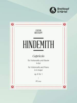 Hindemith: Capriccio A-dur op. 8/1