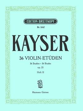 Kayser: 36 Etüden op. 20, Heft 2