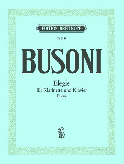 Busoni: Elegie Es-dur