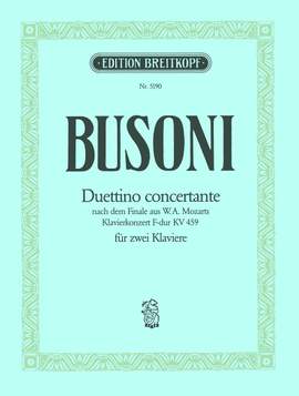 Busoni: Duettino Concertante