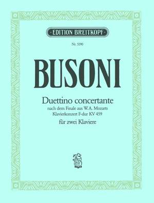 Busoni: Duettino Concertante
