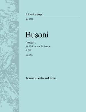 Busoni: Violinkonzert D-dur op. 35a