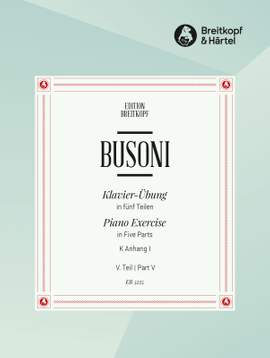 Busoni: Klavierübung, Teil V