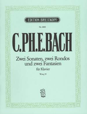 Bach, CPE: Die 6 Sammlungen, Heft 5 Wq 59