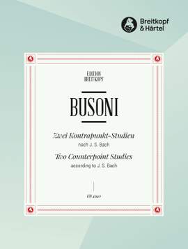 Busoni: 2 Kontrapunkt-Studien n. Bach