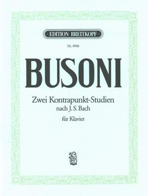 Busoni: 2 Kontrapunkt-Studien n. Bach