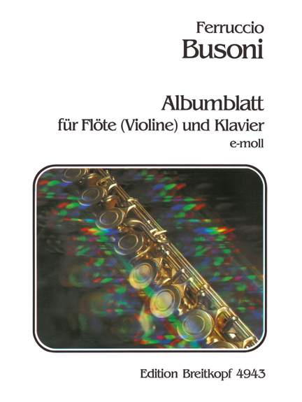 Busoni: Albumblatt