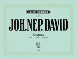 David: Ricercare c-moll