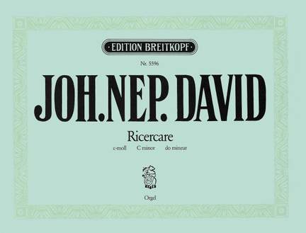 David: Ricercare c-moll
